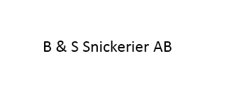 B & S Snickerier AB