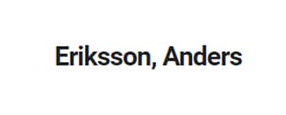 Eriksson, Anders