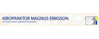 Kiropraktor Magnus Eriksson