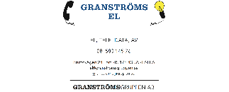 Granströms El