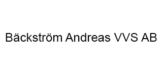 Bäckström Andreas Vvs AB