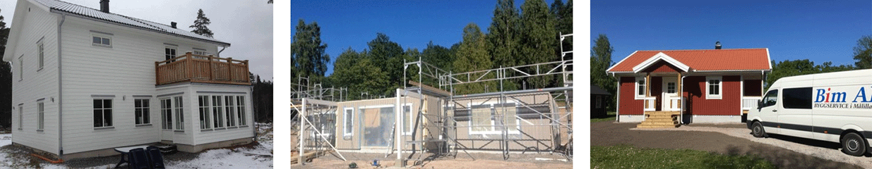 Byggservice i Målilla AB - Trädgårdsanläggare, Isoleringsarbeten, Köksrenovering, Fönsterrenovering, Byggnaton av uterum, Fasadbehandling, Takarbeten, Hustillverkare