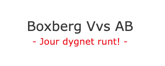 Boxberg Vvs AB