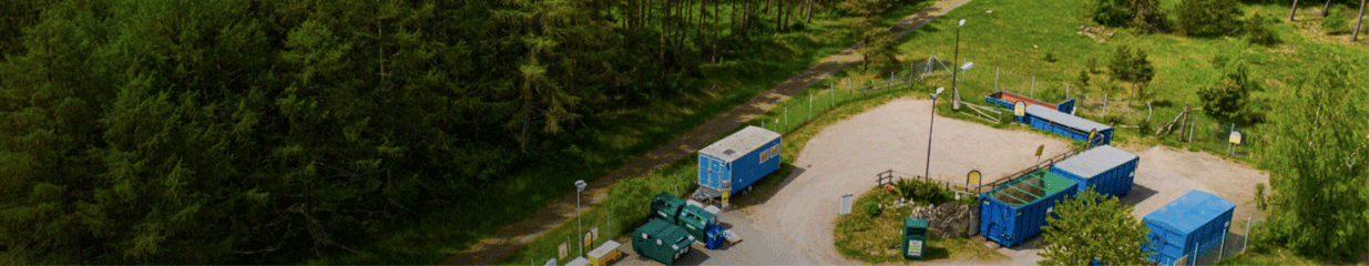 Återvinningscentralen Degeberga - Övrig återvinning, Gatu, avlopp- och avfallshantering