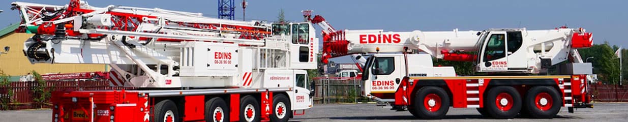 Edins Kranar AB - Bygg- & Anläggningsarbeten, Mark- & Anläggningsentreprenader