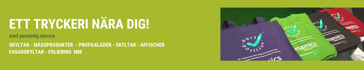 Tryck & Skyltforum AB - Screen- & Textiltryckerier, Skyltar & Utställningsmaterial, Profil & Reklamartiklar, Grafisk verksamhet, Reklam & PR, Tryckerier & Bokbinderier, Kopiering