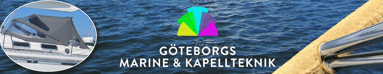Göteborgs Marine och Kapellteknik AB - Försäljning av båtar, Tillverkare av presenningar, tält och segel