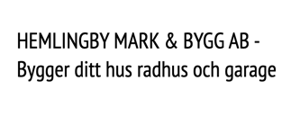 Hemlingby Mark & Bygg AB