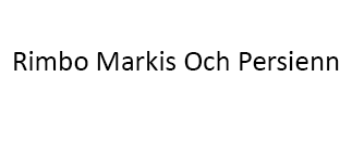 Rimbo Markis Och Persienn