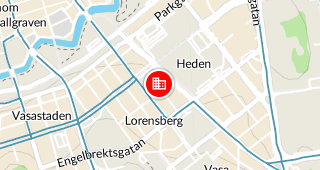 Lorensbergsgatan 8 Karta