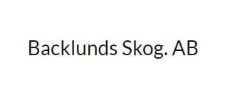 Backlunds Skog AB
