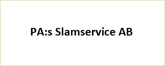 PASAB PA:s Slamservice AB