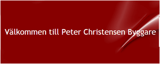 Peter Christensen Byggare