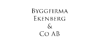 Byggfirma Ekenberg & Co AB