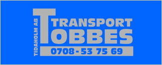 Tobbes Transport i Tidaholm AB