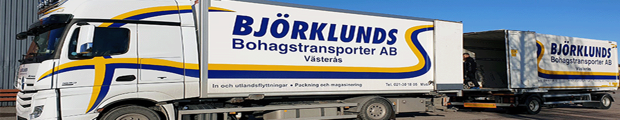 Björklunds Bohagstransporter AB - Vägtransport, Flyttfirmor, Flyttfirmor
