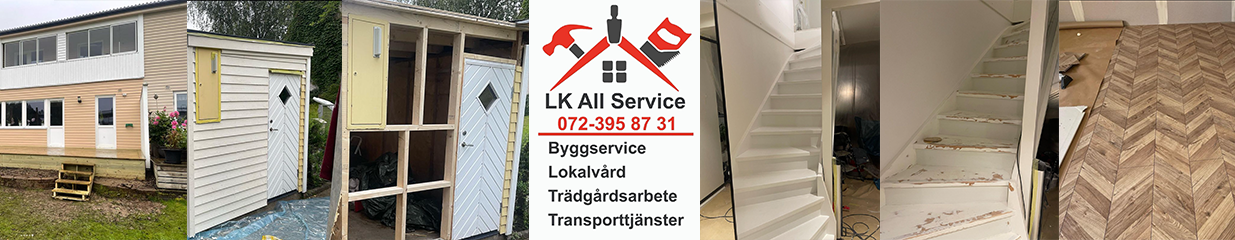 LK All Service - Byggnadssnickerier, Städning av fastigheter