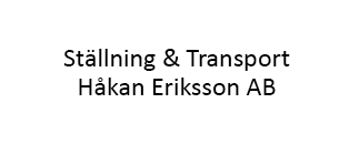 Ställning & Transport Håkan Eriksson AB