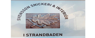 Svensson Snickeri & Interiör i Strandbaden AB